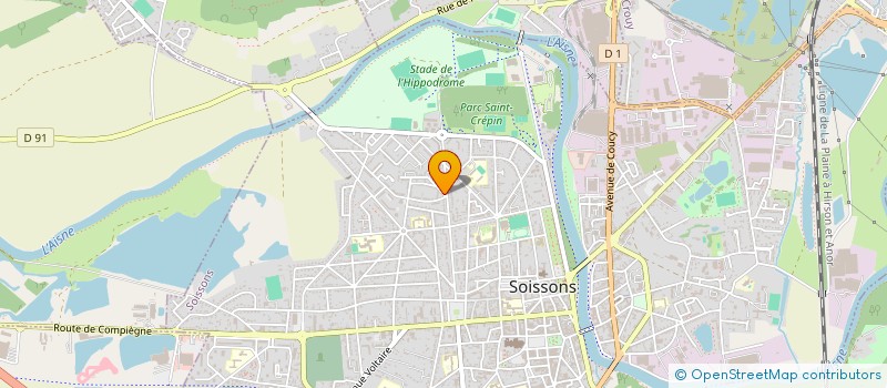 localisation de l'entreprise 814 965 000 à SOISSONS
