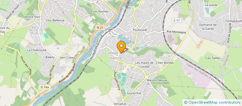 localisation de l'entreprise 815 010 640 à LIMOGES