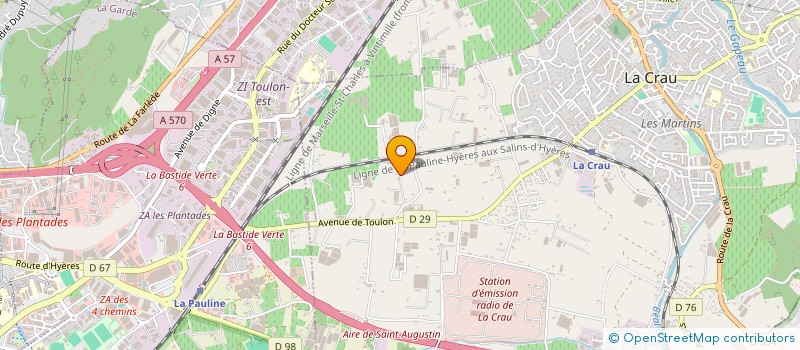 localisation de l'entreprise 815 027 412   LA CRAU