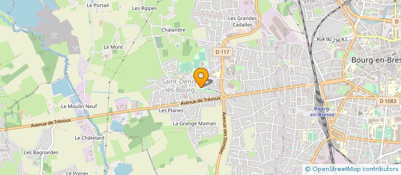 localisation de l'entreprise 815 043 740 à SAINT-DENIS-LES-BOURG