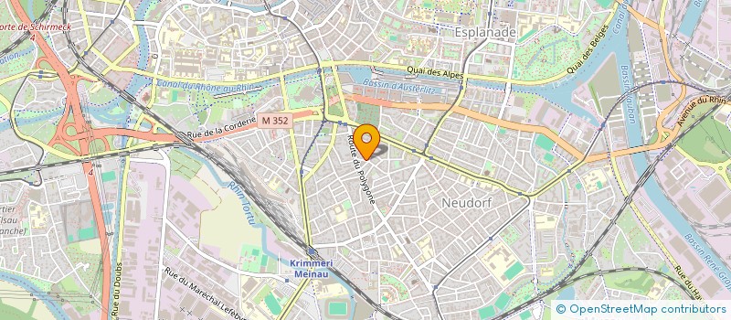 localisation de l'entreprise 815 049 655 à STRASBOURG
