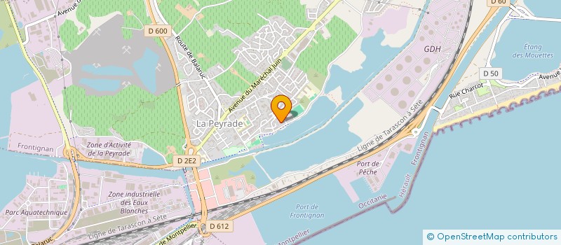 localisation de l'entreprise 815 109 210  à FRONTIGNAN