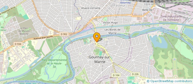 localisation de l'entreprise 815 163 654 à GOURNAY-SUR-MARNE