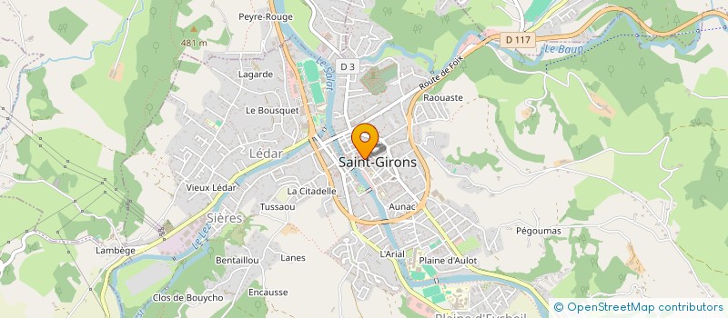 localisation de l'entreprise 815 215 835  à SAINT-GIRONS