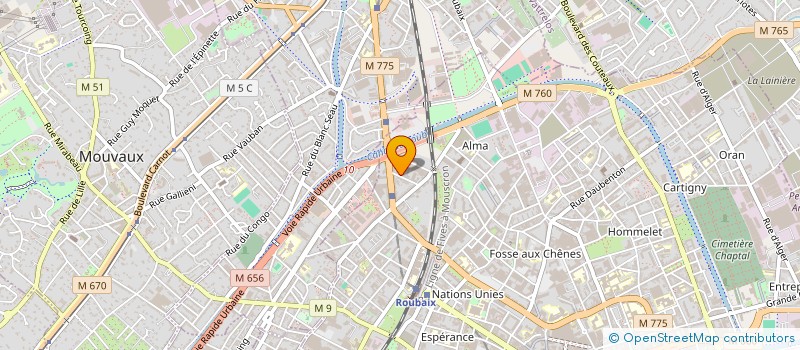 localisation de l'entreprise 815 223 664   ROUBAIX