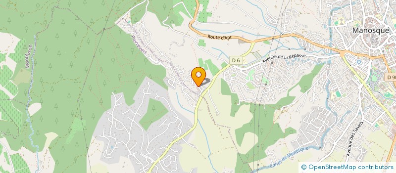 localisation de l'entreprise 815 225 123 à MANOSQUE