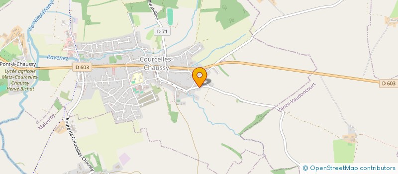 localisation de l'entreprise 815 231 584   COURCELLES-CHAUSSY