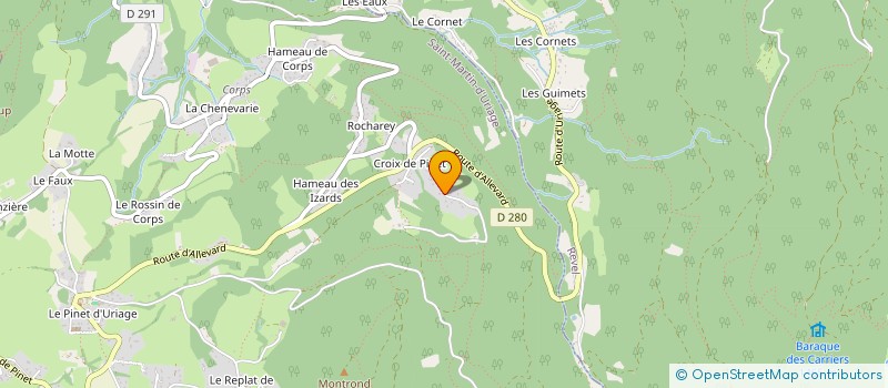 localisation de l'entreprise 815 243 936   SAINT-MARTIN-D'URIAGE