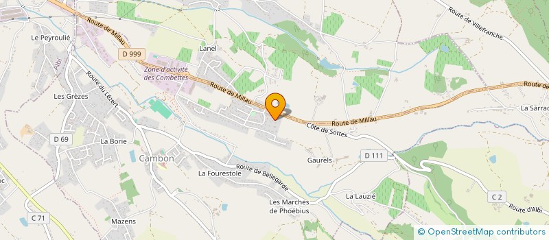 localisation de l'entreprise 815 250 477   CAMBON