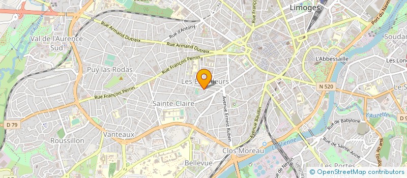 localisation de l'entreprise 815 291 232 à LIMOGES