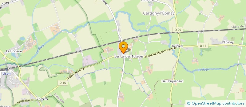 localisation de l'entreprise 815 323 423   CARTIGNY-L'EPINAY