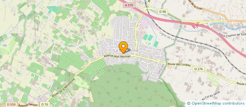 localisation de l'entreprise 815 328 596   LA CRAU