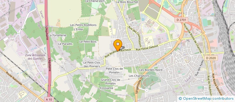localisation de l'entreprise 815 381 298 à SARAN