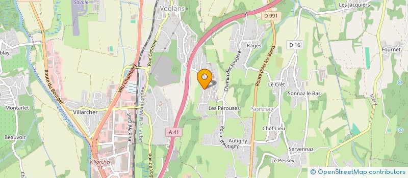 localisation de l'entreprise 817 387 178  à VOGLANS