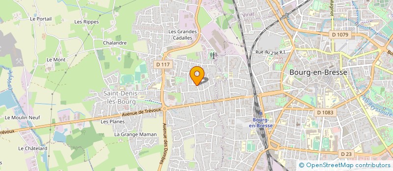 localisation de l'entreprise 817 399 496   SAINT-DENIS-LES-BOURG