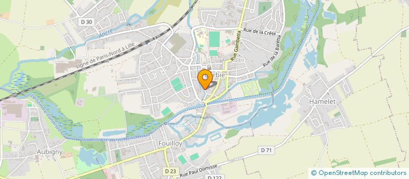 localisation de l'entreprise 817 404 577 à CORBIE