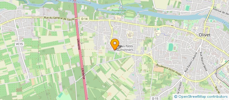 localisation de l'entreprise 817 406 143 à OLIVET