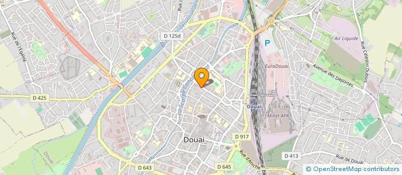 localisation de l'entreprise 817 415 193 à DOUAI