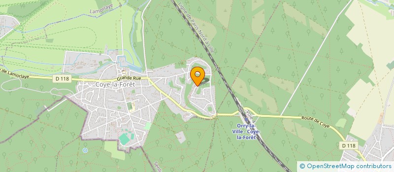 localisation de l'entreprise 817 427 925   COYE-LA-FORET