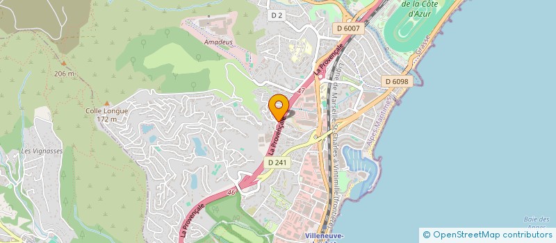 localisation de l'entreprise 817 486 897   VILLENEUVE-LOUBET