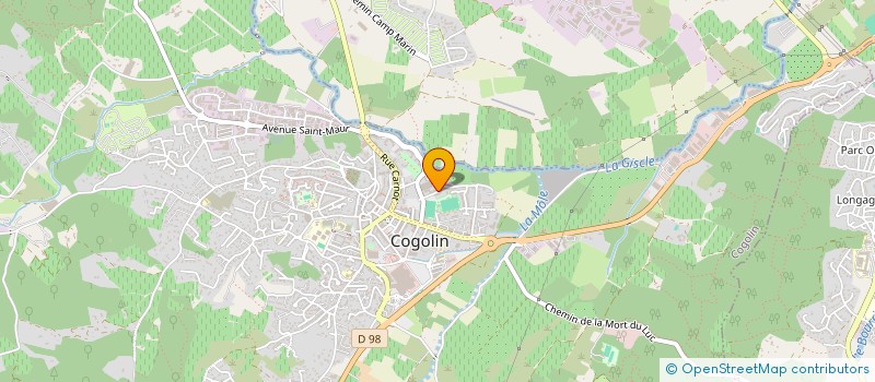 localisation de l'entreprise 817 523 319 à COGOLIN