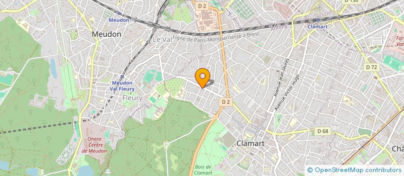 localisation de l'entreprise 817 530 579 à CLAMART
