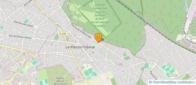 localisation de l'entreprise 817 558 067 à LE PLESSIS-TREVISE