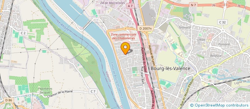 localisation de l'entreprise 817 562 853   LA ROCHE-DE-GLUN