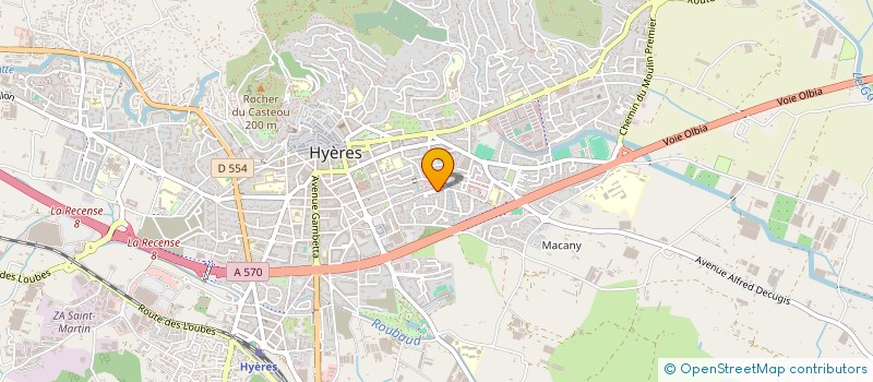 localisation de l'entreprise 817 589 856   HYERES