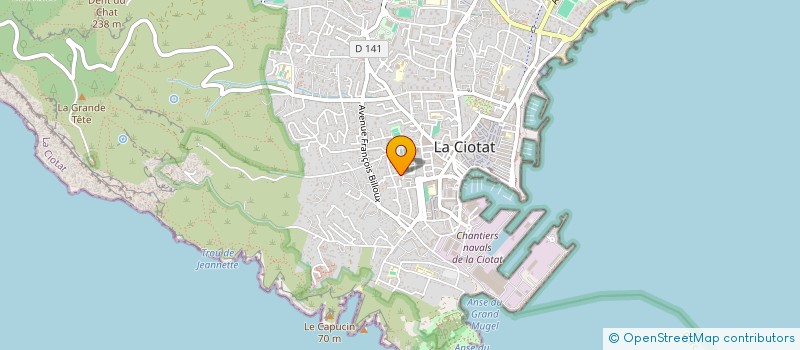 localisation de l'entreprise 817 645 427 à LA CIOTAT