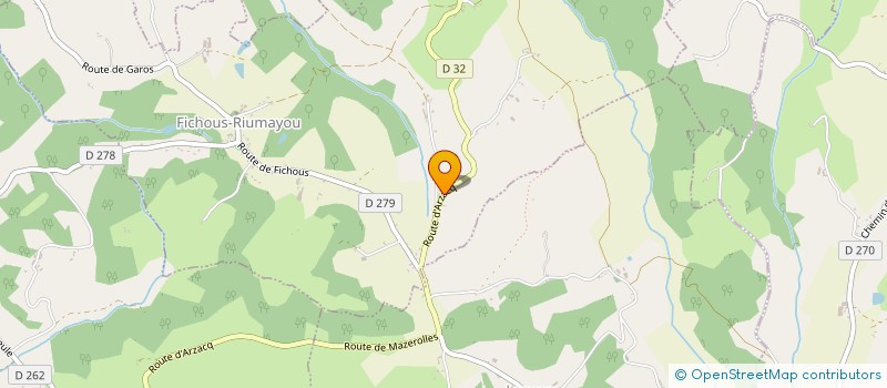 localisation de l'entreprise 817 645 963   FICHOUS-RIUMAYOU