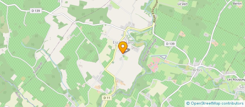 localisation de l'entreprise 817 672 512   ESCOUSSANS