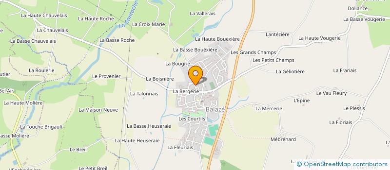 localisation de l'entreprise 817 683 469   BALAZE