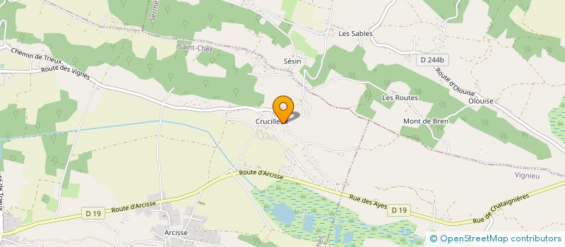 localisation de l'entreprise 817 717 358  à SAINT-SORLIN-DE-MORESTEL