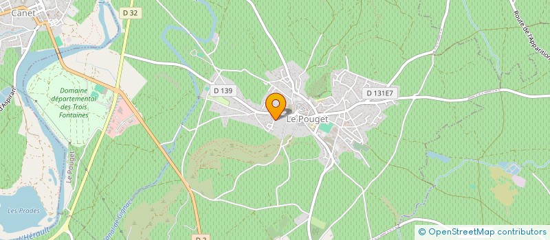 localisation de l'entreprise 817 727 886   LE POUGET