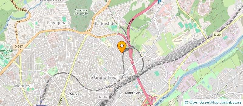 localisation de l'entreprise 817 729 981  à LIMOGES