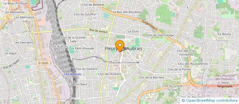 localisation de l'entreprise 817 751 134 à FLEURY-LES-AUBRAIS