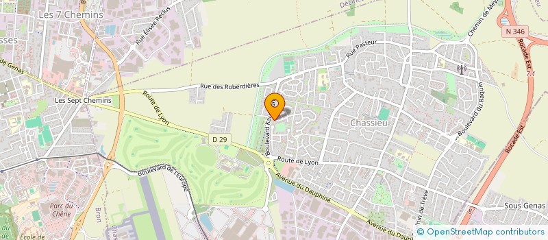 localisation de l'entreprise 817 777 154   CHASSIEU