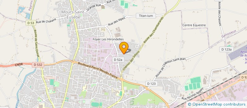 localisation de l'entreprise 817 796 964   MOURS-SAINT-EUSEBE