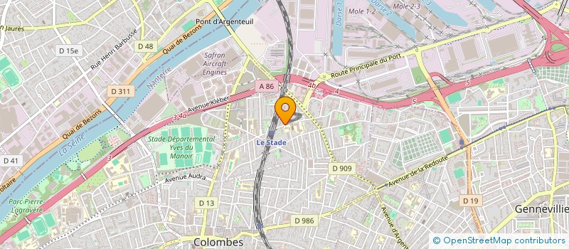 localisation de l'entreprise 817 808 231 à COLOMBES