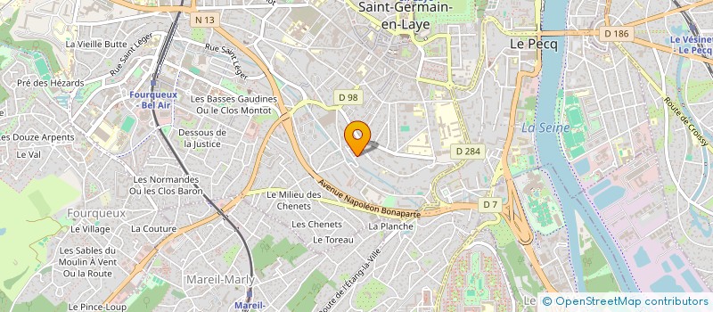 localisation de l'entreprise 817 813 074   SAINT-GERMAIN-EN-LAYE