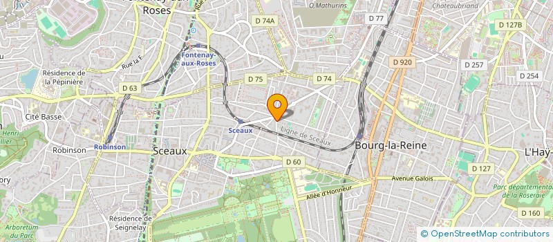 localisation de l'entreprise 817 813 348 à SCEAUX