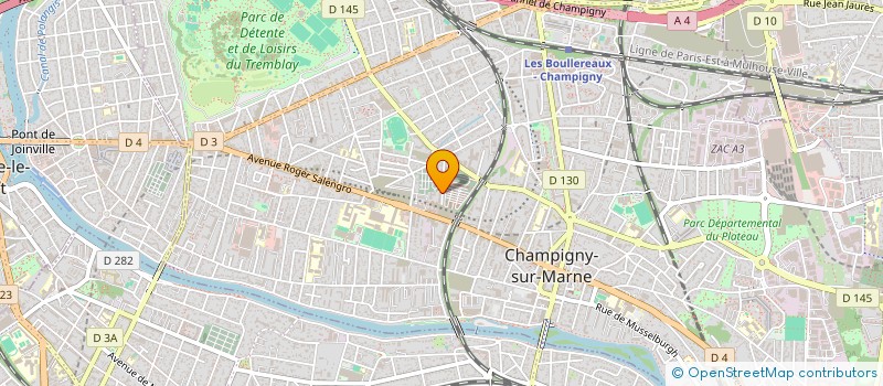 localisation de l'entreprise 817 847 957   CHAMPIGNY-SUR-MARNE