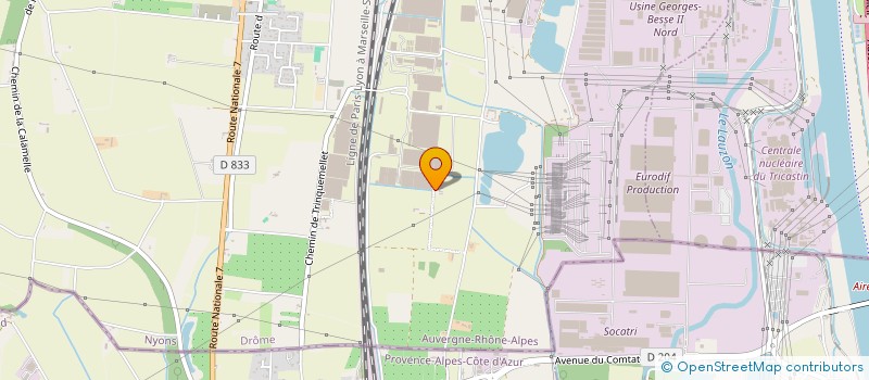 localisation de l'entreprise 817 881 063   PIERRELATTE