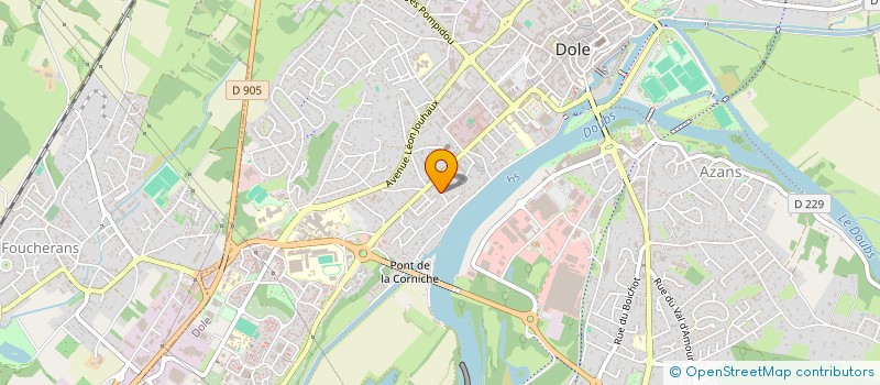 localisation de l'entreprise 817 922 073  à DOLE