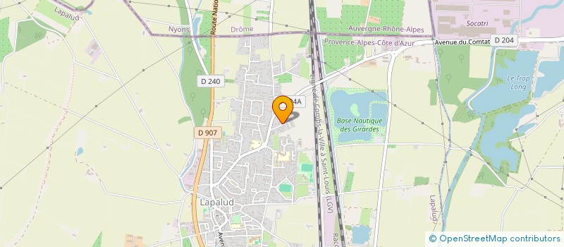 localisation de l'entreprise 817 956 568   LAPALUD