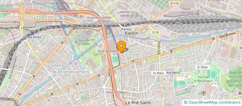 localisation de l'entreprise 817 976 780   PANTIN