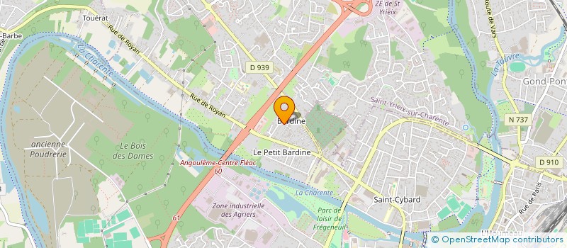localisation de l'entreprise 817 987 845 à ANGOULEME