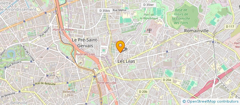localisation de l'entreprise 817 988 686   LE PRE-SAINT-GERVAIS