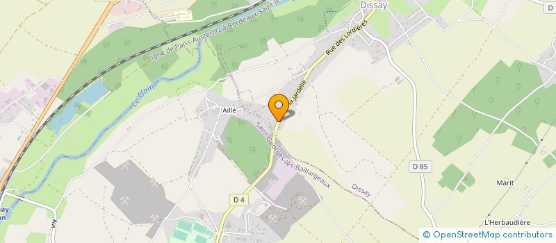 localisation de l'entreprise 818 020 653 à DISSAY